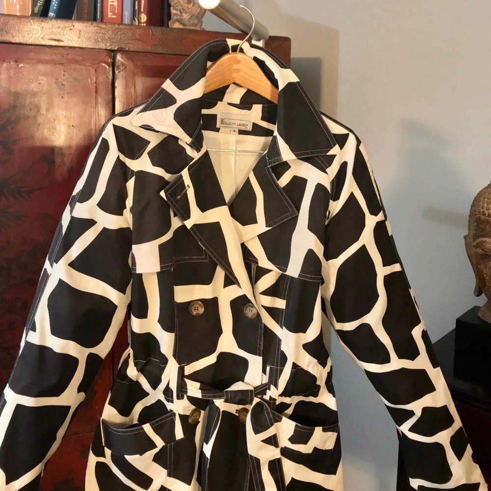 Short Trench w/Animal Graphic by Eliot Lauren